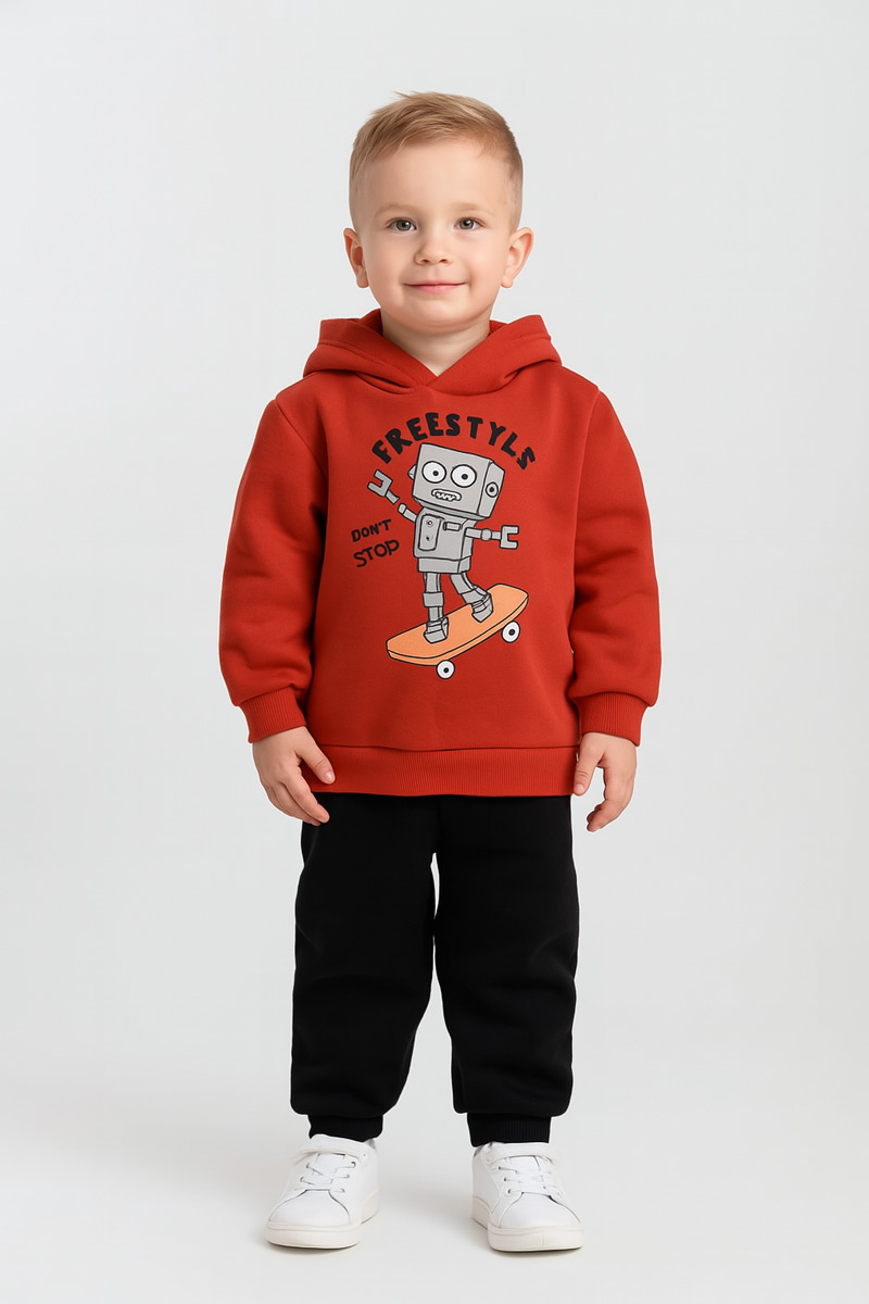 Παιδική Φόρμα σετ TRAX αγόρι 48930 ΚΟΚΚΙΝΟ