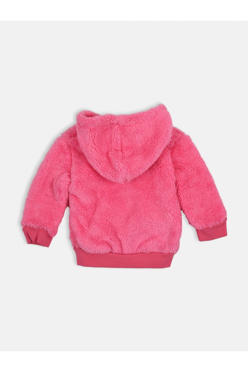 Βρεφική ζακέτα γουνάκι TRAX Pink Βρεφική ζακέτα γουνάκι TRAX Pink