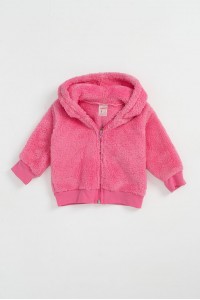 Βρεφική ζακέτα γουνάκι TRAX Pink Βρεφική ζακέτα γουνάκι TRAX Pink