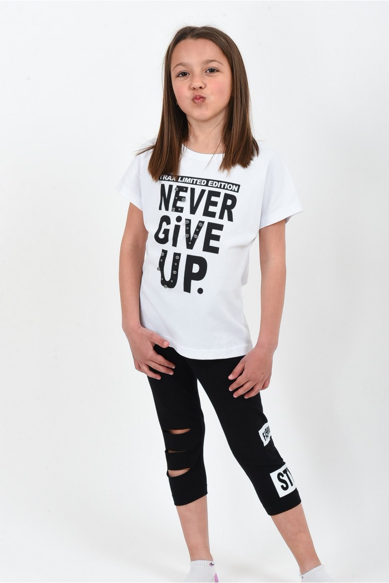 Εφηβικό καλοκαιρινό σετ TRAX NEVER GIVE UP Εφηβικό καλοκαιρινό σετ TRAX NEVER GIVE UP