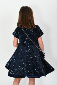 Εφηβικό φόρεμα με παγιέτες TRAX 38600