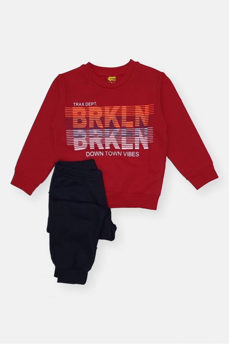 Παιδικό σετ φόρμας TRAX BRKLN 38923 RED Προσφορά