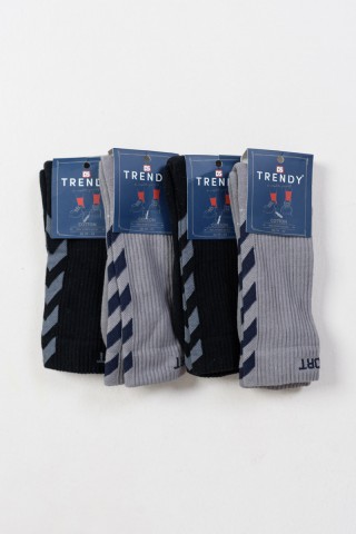 Αθλητικές Κάλτσες TRENDY 4 Pack MULTICOLOR 0405