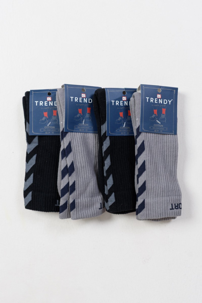 Αθλητικές Κάλτσες TRENDY 4 Pack MULTICOLOR 0405
