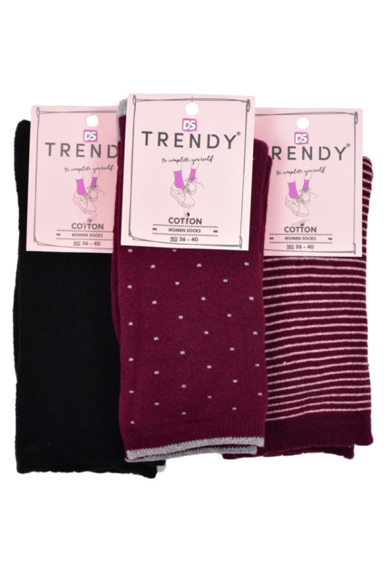 Κάλτσες TRENDY (3 τεμάχια)