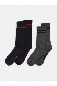 Αθλητικές κάλτσες TRENDY 2 Pack Blue and Dark Grey
