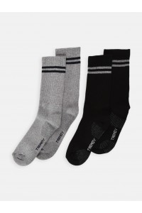 Αθλητικές κάλτσες TRENDY 2 Pack Grey and Black Αθλητικές κάλτσες TRENDY 2 Pack Grey and Black