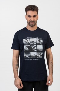 Ανδρικό T-Shirt TRAX Surfing 45506 NAVY