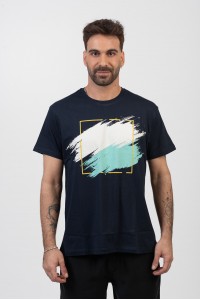 Ανδρικό T-Shirt TRAX COLORS NAVY 45507