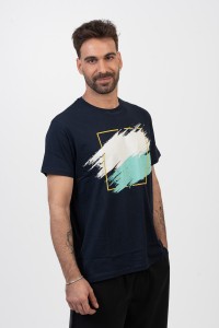 Ανδρικό T-Shirt TRAX COLORS NAVY 45507