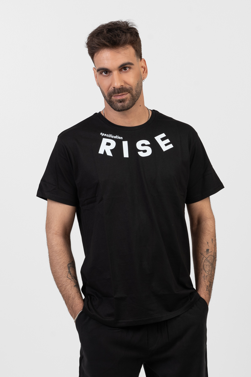 Ανδρικό T-Shirt TRAX RISE ΜΑΥΡΟ 45508