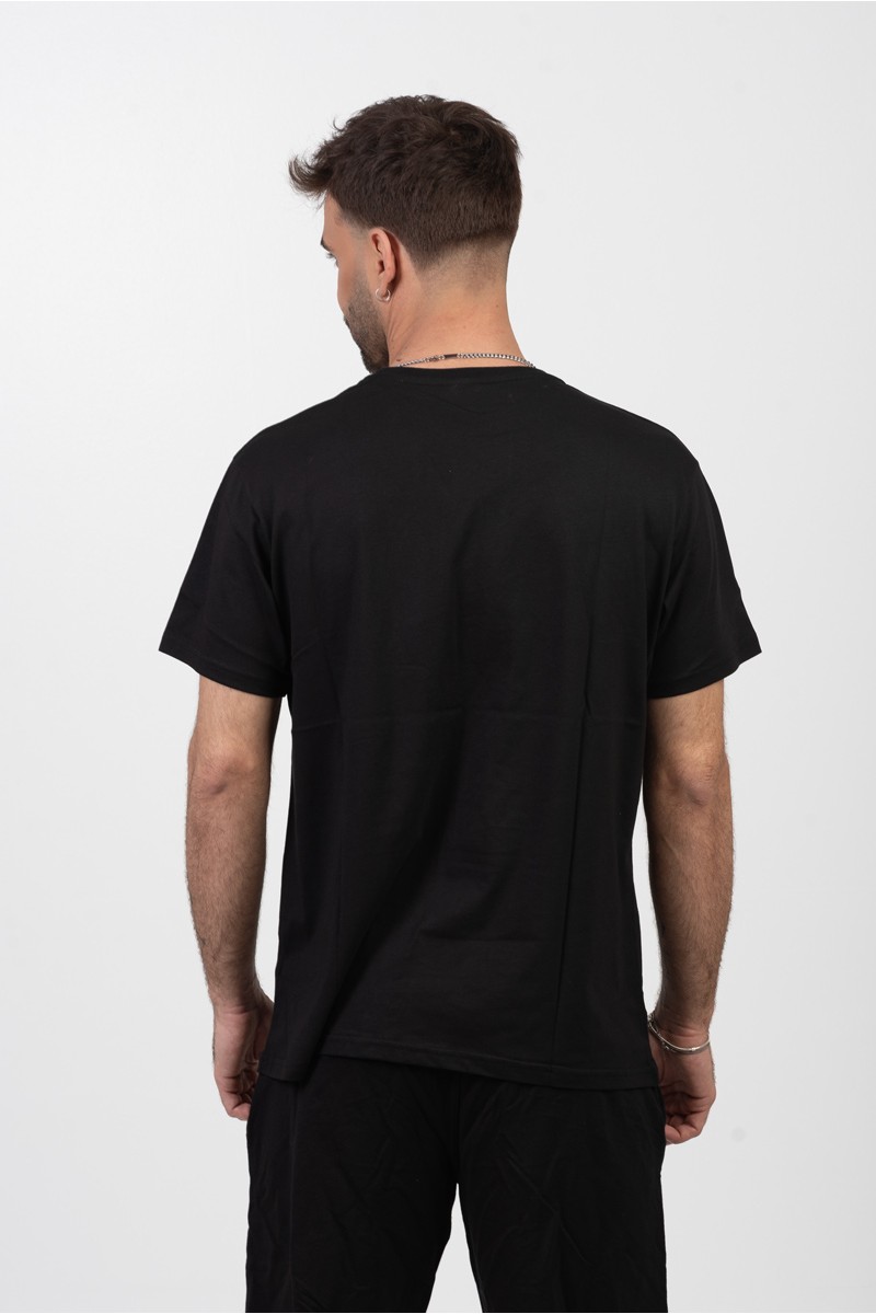 Ανδρικό T-Shirt TRAX DO MORE 45514 ΜΑΥΡΟ