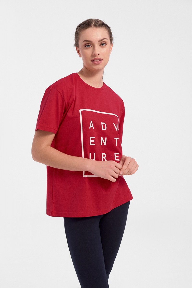 Unisex T Shirt TRX Adventure RED