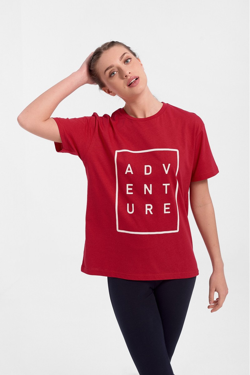 Unisex T Shirt TRX Adventure RED Unisex T Shirt TRX Adventure RED