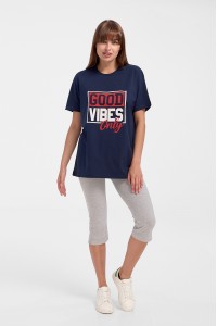 Unisex T Shirt TRX Good Vibes Navy Unisex T Shirt TRX Good Vibes Navy