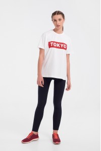 Unisex T Shirt TRX TOKYO White