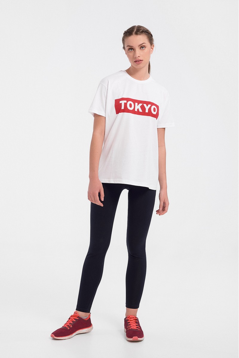 Unisex T Shirt TRX TOKYO White