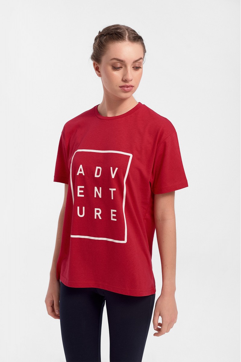 Unisex T Shirt TRX Adventure RED