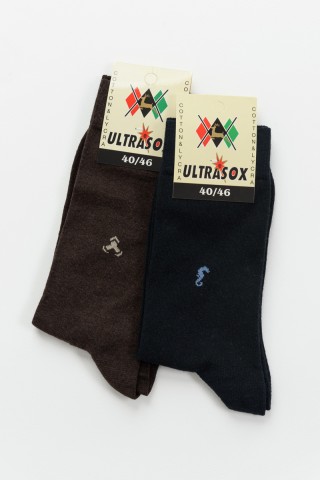 Ανδρικές Βαμβακερές Κάλτσες ULTRASOX σε 3 Αποχρώσεις