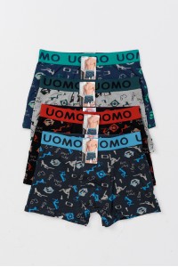 Aνδρικά εσώρουχα Boxer UOMO 4 PACK B620 Aνδρικά εσώρουχα Boxer UOMO 4 PACK B620