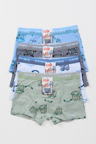 Παιδικά μποξεράκια UOMO 4 Pack Combo B667