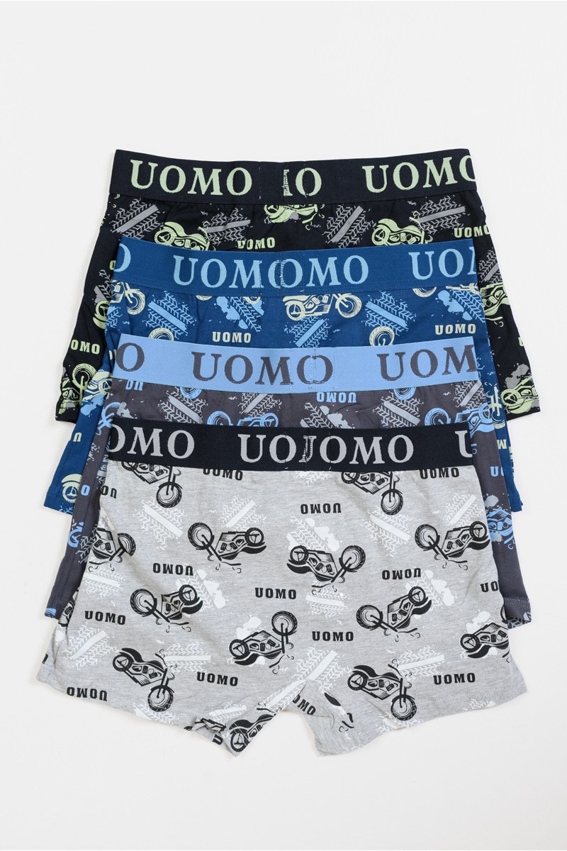 Aνδρικά εσώρουχα Boxer UOMO 4 PACK B714 Aνδρικά εσώρουχα Boxer UOMO 4 PACK B714