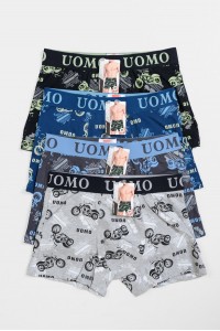 Aνδρικά εσώρουχα Boxer UOMO 4 PACK B714 Aνδρικά εσώρουχα Boxer UOMO 4 PACK B714