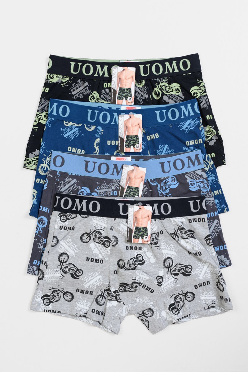 Aνδρικά εσώρουχα Boxer UOMO 4 PACK B714 Aνδρικά εσώρουχα Boxer UOMO 4 PACK B714