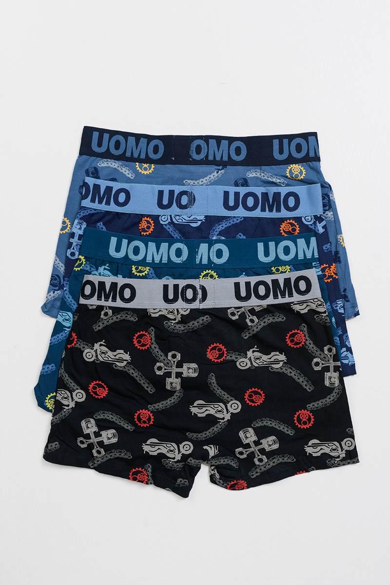 Aνδρικά εσώρουχα Boxer UOMO 4 PACK B716 Aνδρικά εσώρουχα Boxer UOMO 4 PACK B716