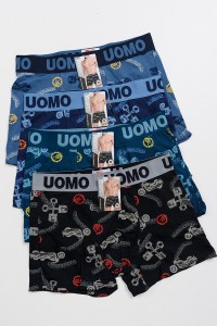 Aνδρικά εσώρουχα Boxer UOMO 4 PACK B716 Aνδρικά εσώρουχα Boxer UOMO 4 PACK B716
