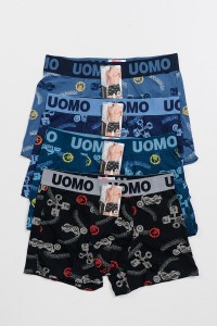 Aνδρικά εσώρουχα Boxer UOMO 4 PACK B716 Aνδρικά εσώρουχα Boxer UOMO 4 PACK B716