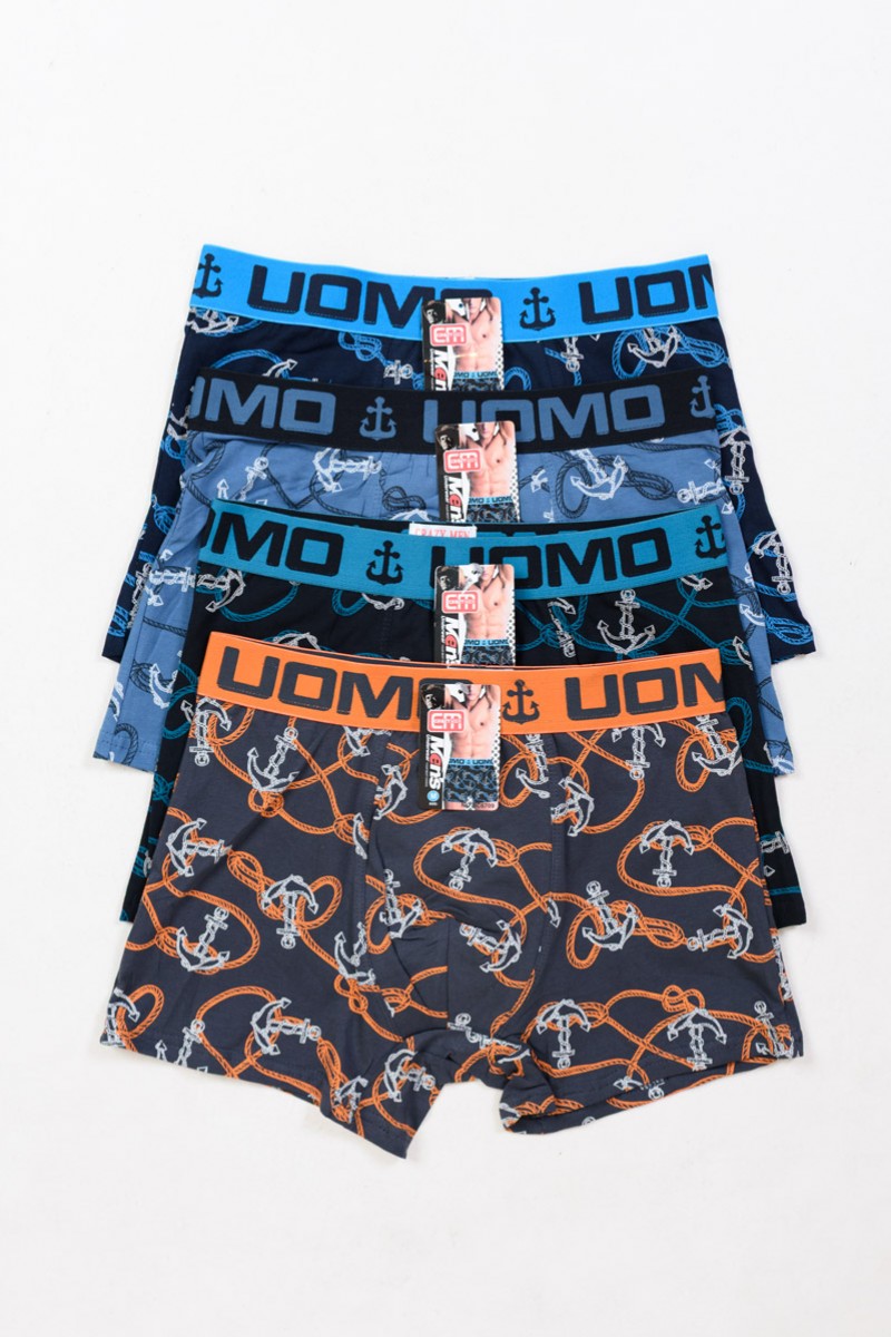 Aνδρικά εσώρουχα Boxer UOMO 4 PACK BC6709