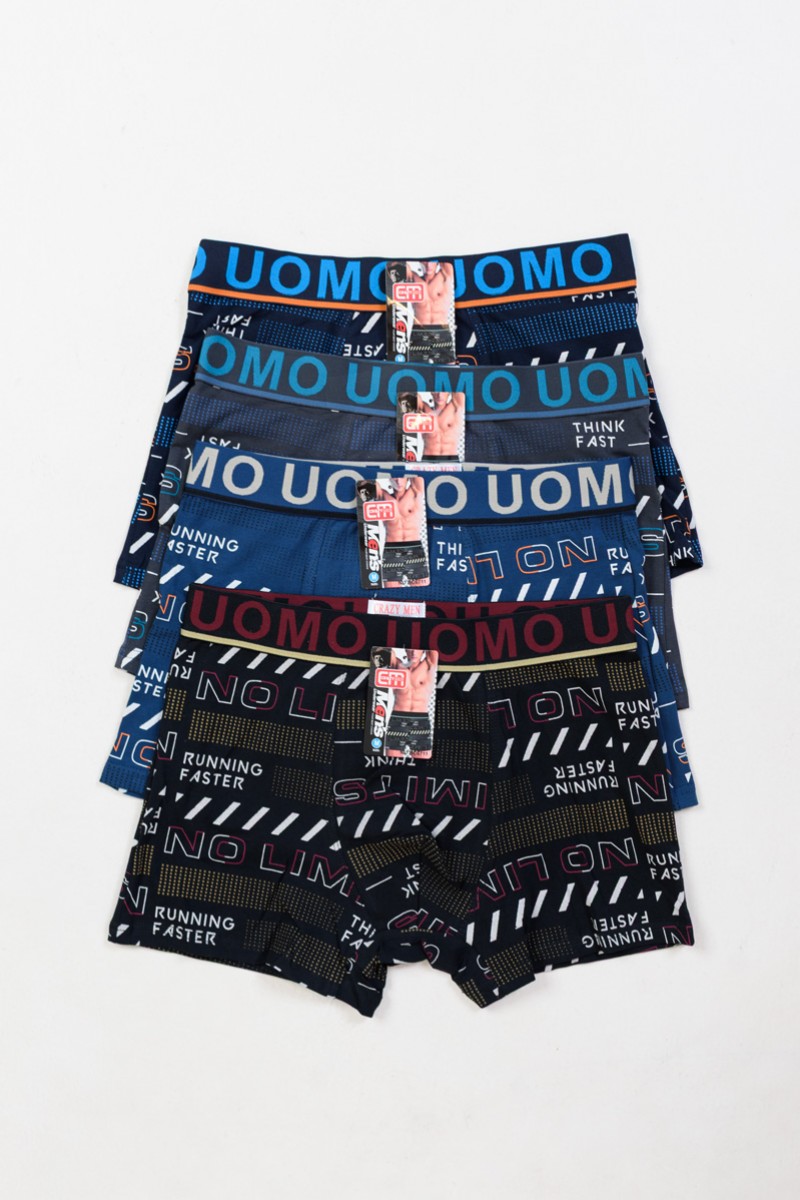 Aνδρικά εσώρουχα Boxer UOMO 4 PACK BC6711