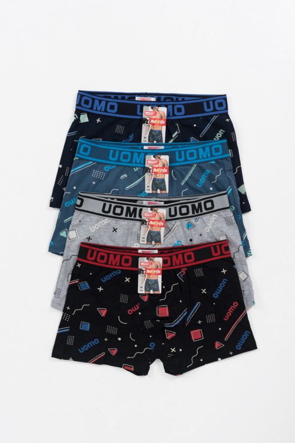 Aνδρικά εσώρουχα Boxer UOMO 4 PACK FG5150