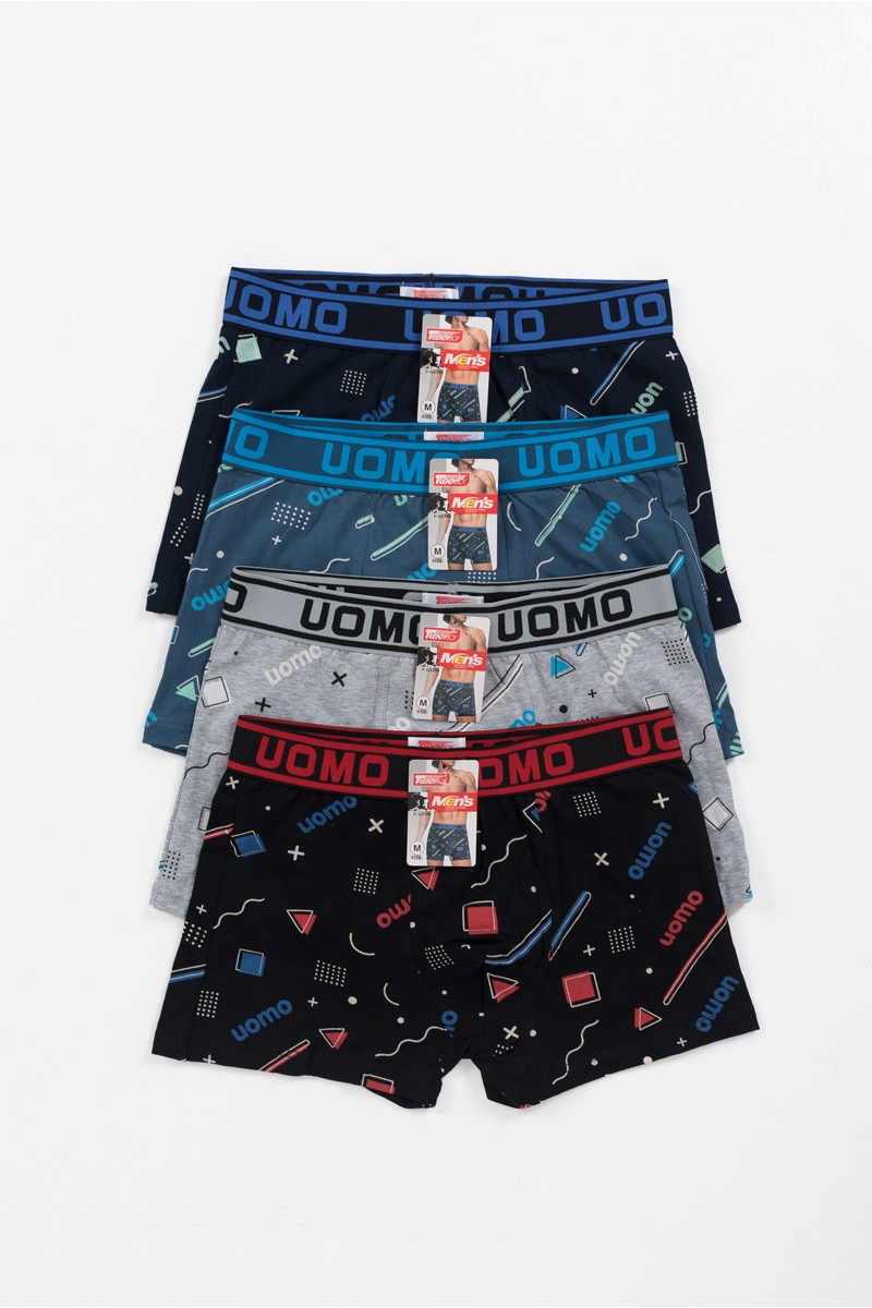 Aνδρικά εσώρουχα Boxer UOMO 4 PACK FG5150 Aνδρικά εσώρουχα Boxer UOMO 4 PACK FG5150