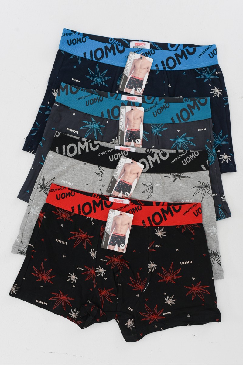 Aνδρικά εσώρουχα Boxer UOMO 4 PACK FY1757 Aνδρικά εσώρουχα Boxer UOMO 4 PACK FY1757