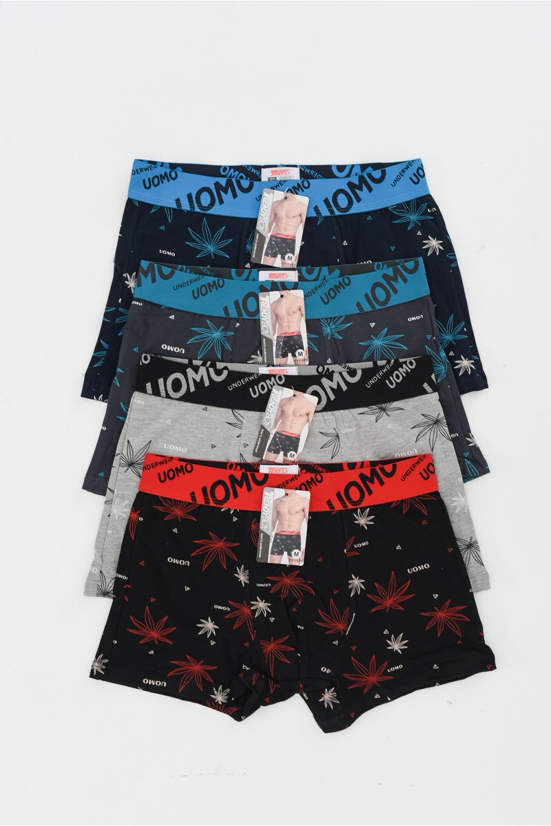 Aνδρικά εσώρουχα Boxer UOMO 4 PACK FY1757 Aνδρικά εσώρουχα Boxer UOMO 4 PACK FY1757