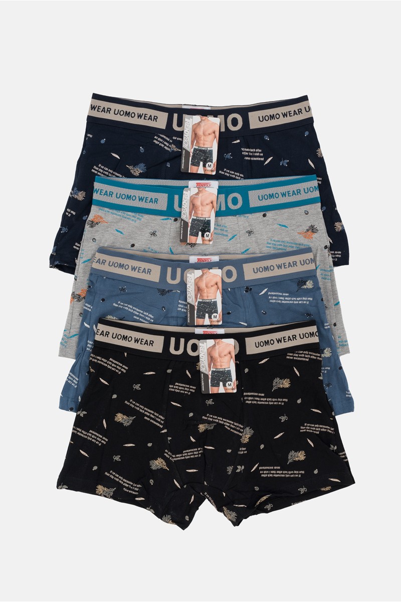 Aνδρικά εσώρουχα Boxer UOMO 4 PACK FY1760 Aνδρικά εσώρουχα Boxer UOMO 4 PACK FY1760