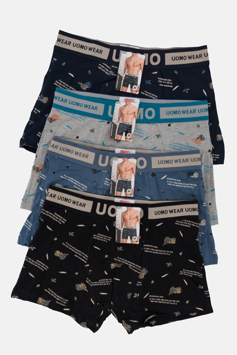 Aνδρικά εσώρουχα Boxer UOMO 4 PACK FY1760 Aνδρικά εσώρουχα Boxer UOMO 4 PACK FY1760