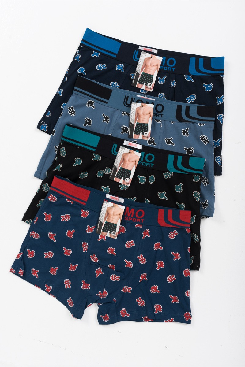 Aνδρικά εσώρουχα Boxer UOMO 4 PACK FY1869 Aνδρικά εσώρουχα Boxer UOMO 4 PACK FY1869