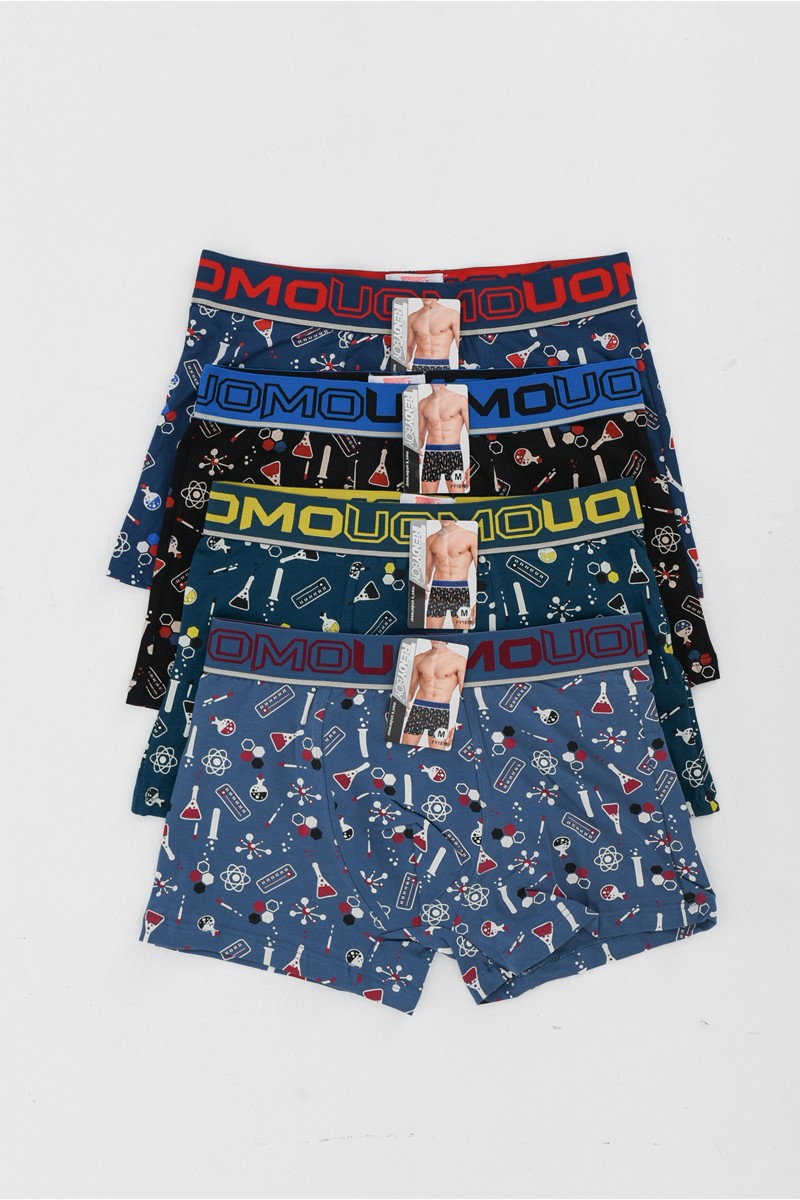 Aνδρικά εσώρουχα Boxer UOMO 4 PACK FY1870 Aνδρικά εσώρουχα Boxer UOMO 4 PACK FY1870