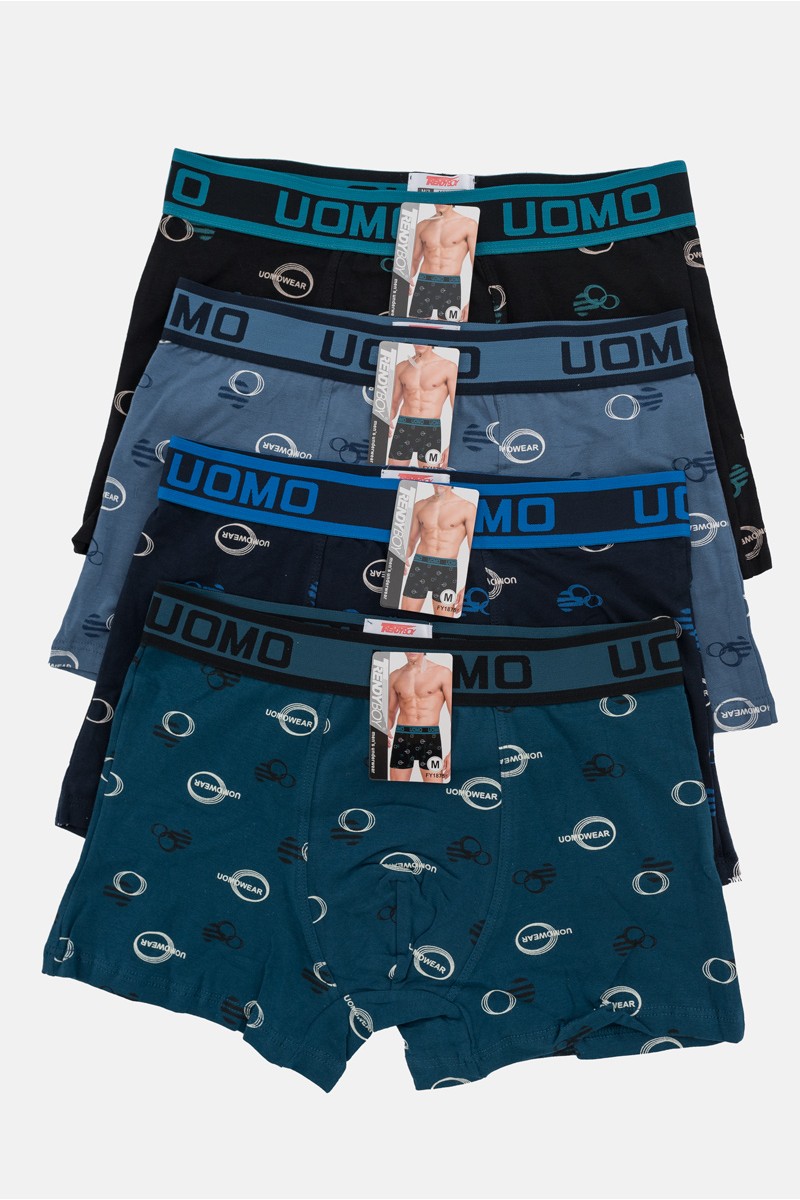 Aνδρικά εσώρουχα Boxer UOMO 4 PACK FY1875 Aνδρικά εσώρουχα Boxer UOMO 4 PACK FY1875
