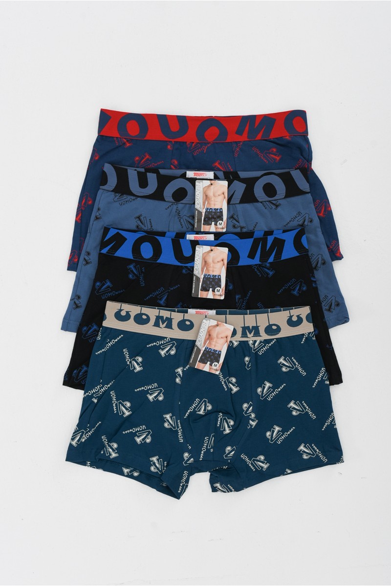 Aνδρικά εσώρουχα Boxer UOMO 4 PACK FY1885 Aνδρικά εσώρουχα Boxer UOMO 4 PACK FY1885