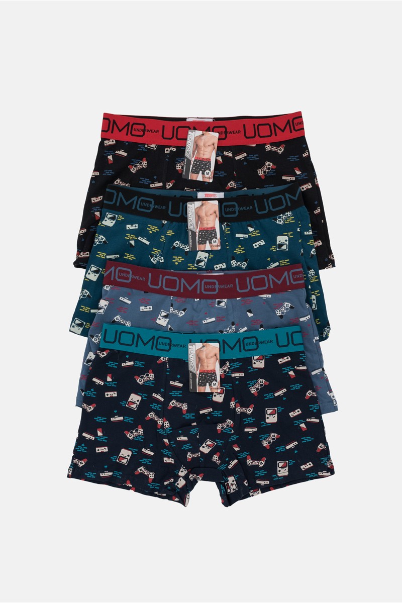 Aνδρικά εσώρουχα Boxer UOMO 4 PACK FY1891 Aνδρικά εσώρουχα Boxer UOMO 4 PACK FY1891