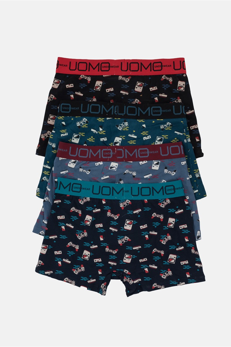 Aνδρικά εσώρουχα Boxer UOMO 4 PACK FY1891 Aνδρικά εσώρουχα Boxer UOMO 4 PACK FY1891