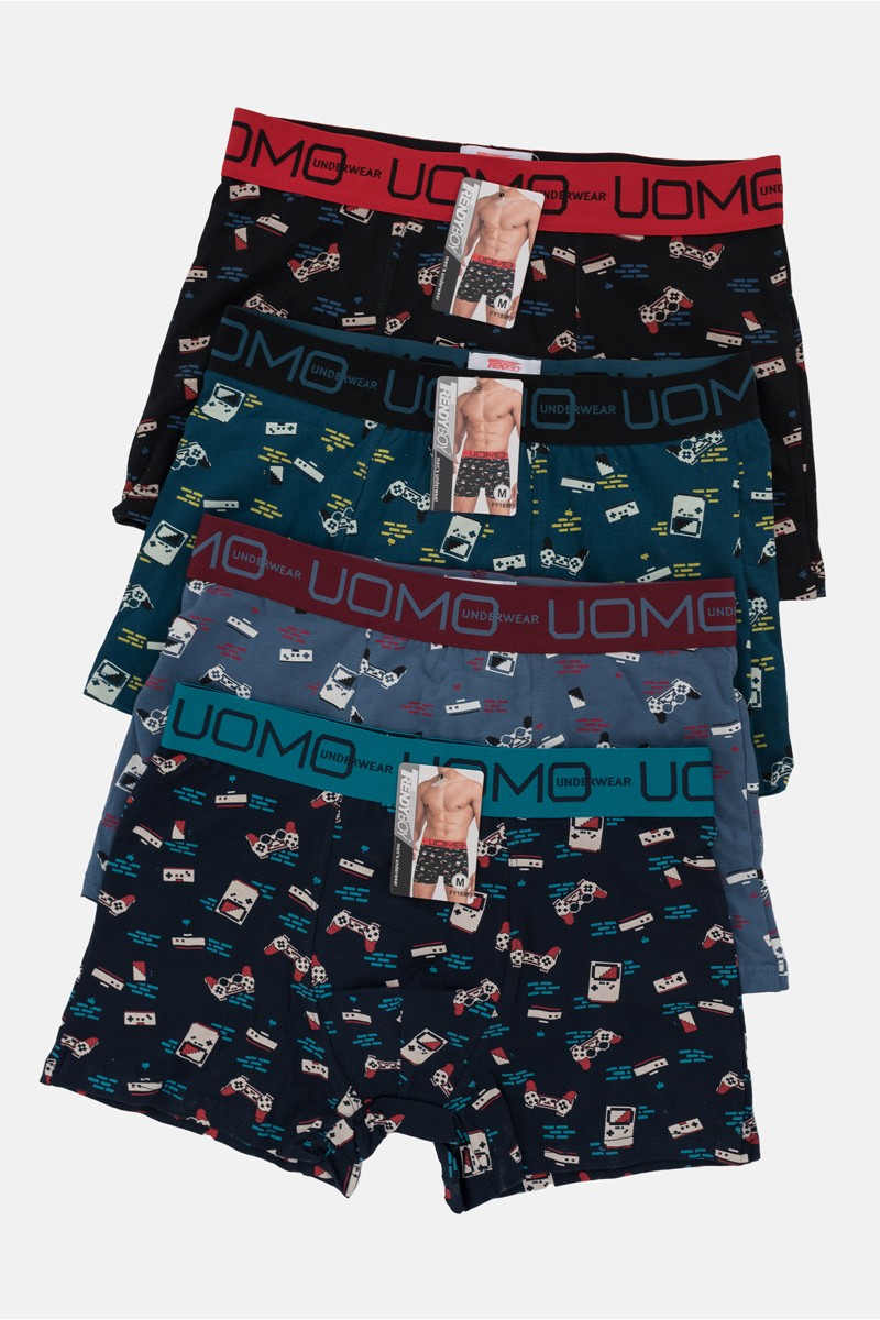 Aνδρικά εσώρουχα Boxer UOMO 4 PACK FY1891 Aνδρικά εσώρουχα Boxer UOMO 4 PACK FY1891