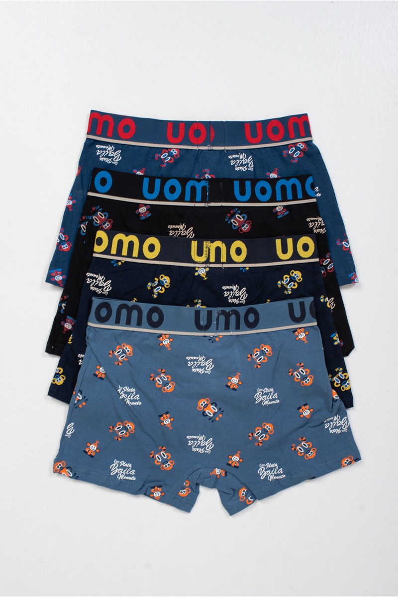 Aνδρικά εσώρουχα Boxer UOMO 4 PACK FY1952 Aνδρικά εσώρουχα Boxer UOMO 4 PACK FY1952