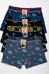 Aνδρικά εσώρουχα Boxer UOMO 4 PACK FY1952 Aνδρικά εσώρουχα Boxer UOMO 4 PACK FY1952