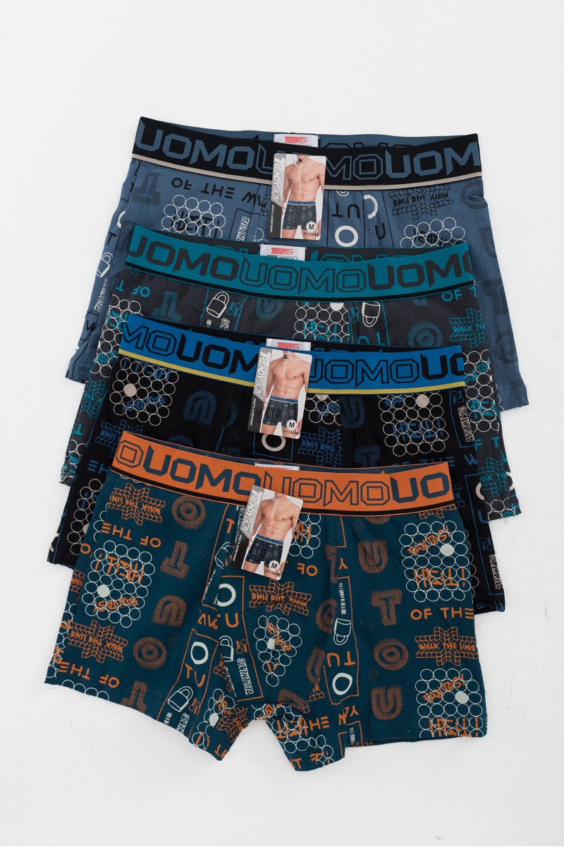Aνδρικά εσώρουχα Boxer UOMO 4 PACK FY13019 Aνδρικά εσώρουχα Boxer UOMO 4 PACK FY13019