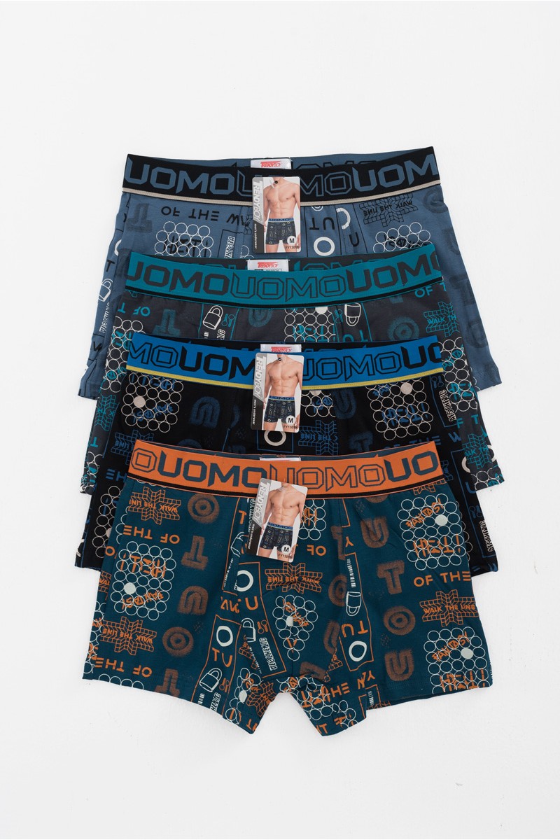 Aνδρικά εσώρουχα Boxer UOMO 4 PACK FY13019 Aνδρικά εσώρουχα Boxer UOMO 4 PACK FY13019